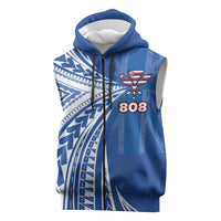 Personalised Hawaii 808 Sleeveless Zip Hoodie Unique Style