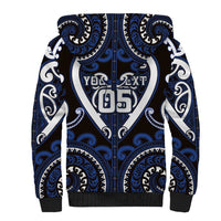 Custom Aotearoa Ngati Tuwharetoa Sherpa Hoodie Maori Tribal Pattern