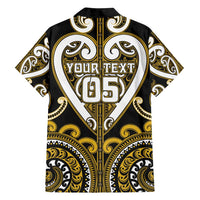 Custom Aotearoa Taranaki Family Matching Long Sleeve Bodycon Dress and Hawaiian Shirt Maori Tribal Pattern