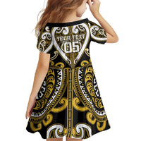 Custom Aotearoa Taranaki Family Matching Summer Maxi Dress and Hawaiian Shirt Maori Tribal Pattern