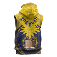 Tokelau Tokehega Day Sleeveless Zip Hoodie National Badge Special Style - Polynesian Pride