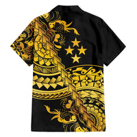 Kosrae Liberation Day Family Matching Summer Maxi Dress and Hawaiian Shirt Polynesian Floral Tattoo LT05 - Polynesian Pride
