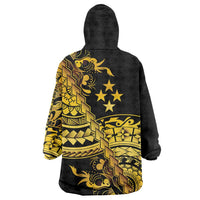 Kosrae Liberation Day Wearable Blanket Hoodie Polynesian Floral Tattoo LT05 - Polynesian Pride