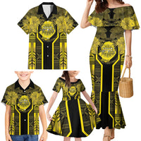 Niue The Rock Family Matching Mermaid Dress and Hawaiian Shirt The Island Of The Uga LT05 - Polynesian Pride