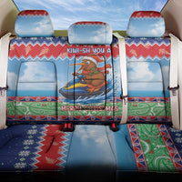 New Zealand Christmas Back Car Seat Cover Funny Jet Ride Kiwi Xmas - Polynesian Pride