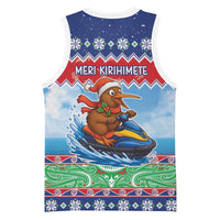 New Zealand Christmas Basketball Jersey Funny Jet Ride Kiwi Xmas - Polynesian Pride