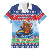 New Zealand Christmas Family Matching Puletasi and Hawaiian Shirt Funny Jet Ride Kiwi Xmas - Polynesian Pride
