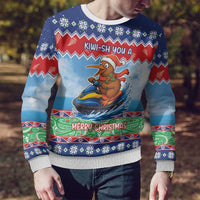 New Zealand Christmas Ugly Christmas Sweater Funny Jet Ride Kiwi Xmas - Polynesian Pride