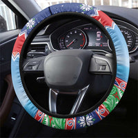 New Zealand Christmas Steering Wheel Cover Funny Jet Ride Kiwi Xmas - Polynesian Pride