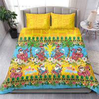 Hawaii Christmas Bedding Set Mele Kalikimaka Tropical Vibes - Polynesian Pride