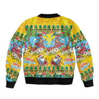 Hawaii Christmas Bomber Jacket Mele Kalikimaka Tropical Vibes - Polynesian Pride
