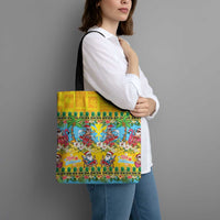 Hawaii Christmas Tote Bag Mele Kalikimaka Tropical Vibes - Polynesian Pride