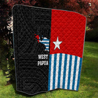 Personalised West Papua Quilt Polynesian Pattern With Coat Of Arms