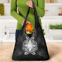 New Zealand Matariki Grocery Bag Maori Moko Black Galaxy