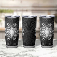 New Zealand Matariki Tumbler Cup Maori Moko Black Galaxy