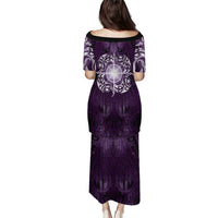 New Zealand Matariki Waipunarangi Puletasi Maori Moko Purple Galaxy