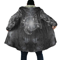 New Zealand Matariki Ururangi Cloak Maori Moko Grey Galaxy