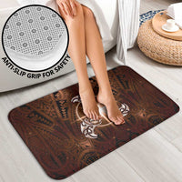 New Zealand Matariki Tupuanuku Bathroom Set Maori Moko Brown Galaxy