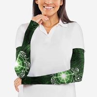 New Zealand Matariki Tupuarangi Arm Sleeves Maori Moko Green Galaxy