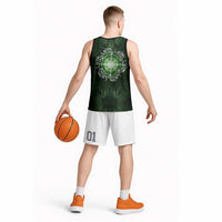 New Zealand Matariki Tupuarangi Basketball Jersey Maori Moko Green Galaxy