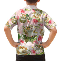 Hawaii Guinea Hula Pig Family Matching Off The Shoulder Long Sleeve Dress and Hawaiian Shirt Funny Tropical Style LT05 - Polynesian Pride