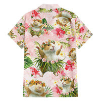 Hawaii Guinea Hula Pig Family Matching Off The Shoulder Long Sleeve Dress and Hawaiian Shirt Funny Tropical Style LT05 - Polynesian Pride