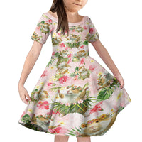 Hawaii Guinea Hula Pig Family Matching Puletasi and Hawaiian Shirt Funny Tropical Style