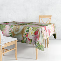 Hawaii Guinea Hula Pig Tablecloth Funny Tropical Style
