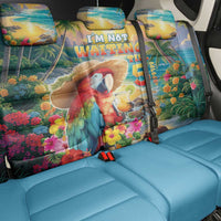 Hawaii Parrot Back Car Seat Cover Im Not Waiting Till 5 Oclock