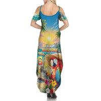 Hawaii Parrot Family Matching Summer Maxi Dress and Hawaiian Shirt Im Not Waiting Till 5 Oclock