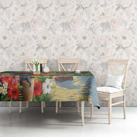 Hawaii Parrot Tablecloth Im Not Waiting Till 5 Oclock