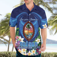 Guam Liberation Day Hawaiian Shirt Pas Para I Chamoru