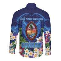 Guam Liberation Day Long Sleeve Button Shirt Pas Para I Chamoru LT05 - Polynesian Pride