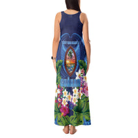 Guam Liberation Day Tank Maxi Dress Pas Para I Chamoru LT05 - Polynesian Pride