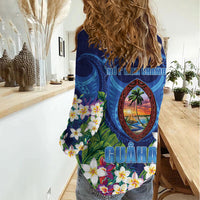 Guam Liberation Day Women Casual Shirt Pas Para I Chamoru