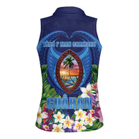 Guam Liberation Day Women Sleeveless Polo Shirt Pas Para I Chamoru