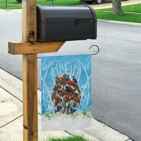 New Zealand Birds Christmas Garden Flag Pohutukawa Xmas Tree
