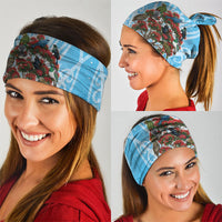 New Zealand Birds Christmas Neck Gaiter Pohutukawa Xmas Tree