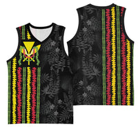 Hawaii Lei Kanaka Maoli Flag Basketball Jersey Tropical Vibes