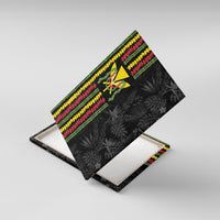 Hawaii Lei Kanaka Maoli Flag Canvas Wall Art Tropical Vibes