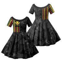 Hawaii Lei Kanaka Maoli Flag Family Matching Long Sleeve Bodycon Dress and Hawaiian Shirt Tropical Vibes