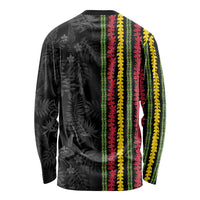 Hawaii Lei Kanaka Maoli Flag Long Sleeve Shirt Tropical Vibes