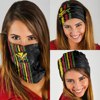Hawaii Lei Kanaka Maoli Flag Neck Gaiter Tropical Vibes