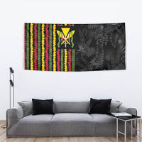 Hawaii Lei Kanaka Maoli Flag Tapestry Tropical Vibes