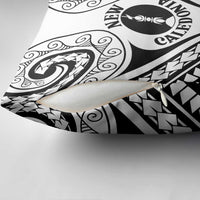 New Caledonia Day Pillow Cover Polynesian Curves White Color LT05 - Polynesian Pride