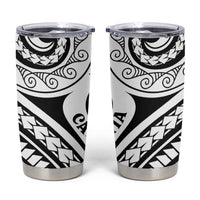 New Caledonia Day Tumbler Cup Polynesian Curves White Color LT05 White - Polynesian Pride
