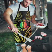 New Caledonia Day Apron Polynesian Curves Reggae Color - Polynesian Pride