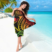 New Caledonia Day Sarong Polynesian Curves Reggae Color - Polynesian Pride