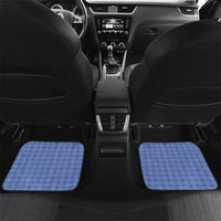 Hawaii Violet Palaka Car Mats With Tapa Pattern Tropical Flowers - Polynesian Pride