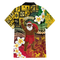 Vanuatu Christmas Family Matching Summer Maxi Dress and Hawaiian Shirt Ni-Van Santa Retro Style LT05 - Polynesian Pride